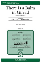 There Is a Balm in Gilead SATB choral sheet music cover